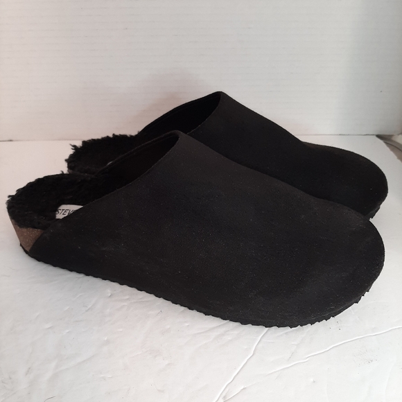 Steve Madden faux fur clogs 9 - Picture 1 of 10